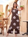 Naisha K 941 Rayon Discharge Printed Kurti With Bottom Exporters In India